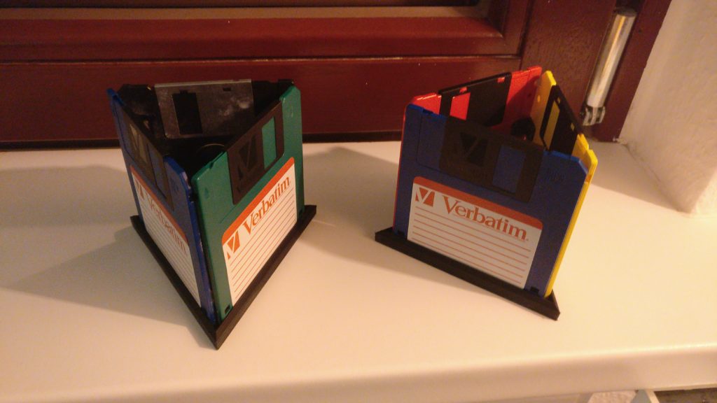 Floppy Disk Pen Holder